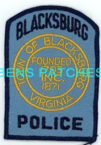 VIRGINIA,BLACKSBURG POLICE 2